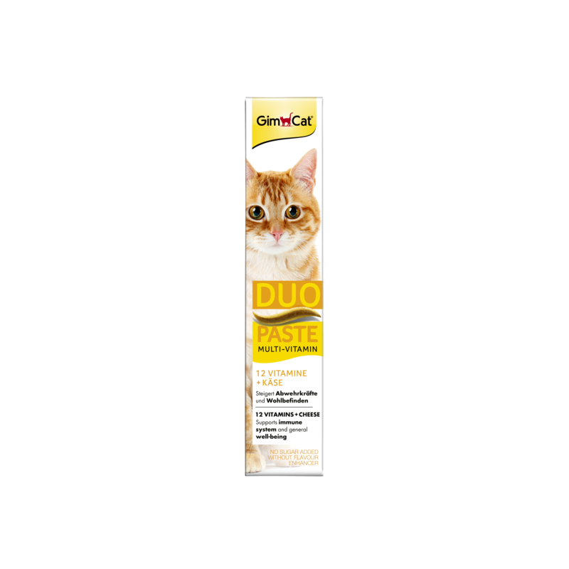 Gimcat Multivitamin Duo-Paste Cheese + 12 Vitamins 50G