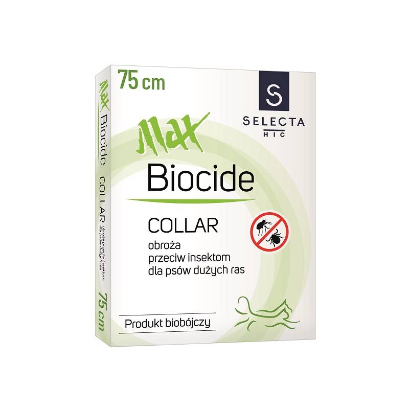 Selecta Obroża Biobójcza Maxbiocide 75Cm Brązowa