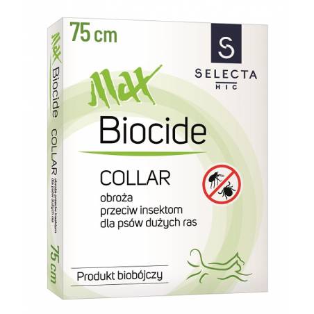 Selecta Obroża Biobójcza Maxbiocide 75Cm Brązowa