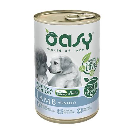 Oasy One Protein Puppy & Junior - Jagnięcina 400 G