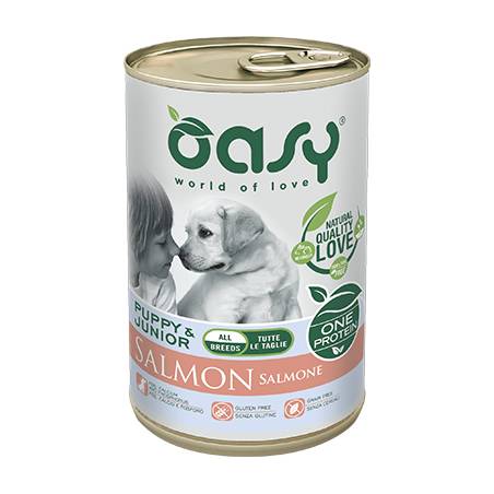 Oasy One Protein Puppy & Junior - Łosoś 400 G