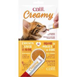 Catit Creamy, Kurczak I Wątroba, 5Szt/Op. [Ch-4719]