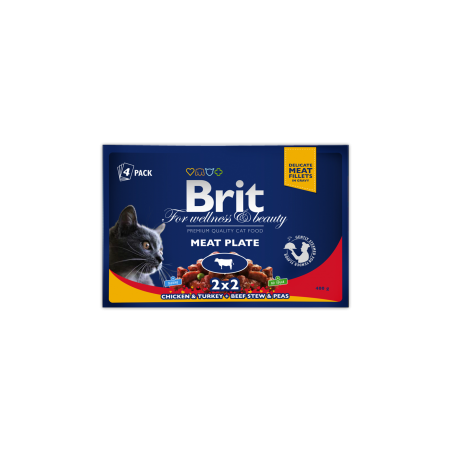 Brit Pouches Meat Plate 4X100G