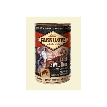 Carnilove Wild Meat Lamb&Wild Boar 400G