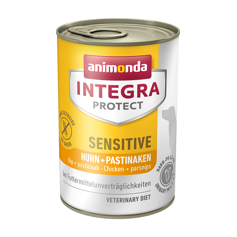 Animonda Integra Protect Sensitive Puszki Kurczak I Pasternak 400 G