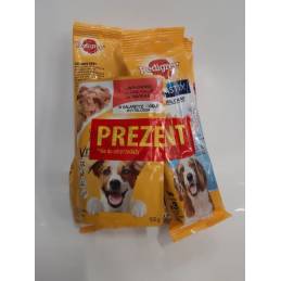 Pedigree Adult Wołowina, Drób 500G + Dentastix 77G I Saszetka 100 G  Gratis [181127]