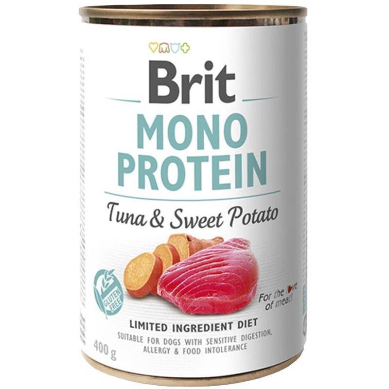 Brit Mono Protein Tuna & Sweet Potato Puszka Dla Psa Z Tuńczykiem I Ziemniakiem 400G