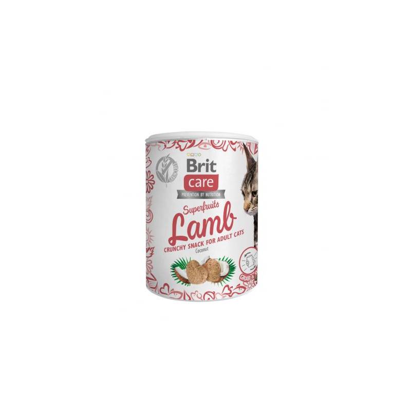 Brit Care Cat Snack Superfruits Lamb 100G