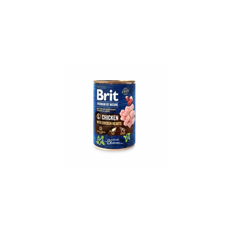 Brit Premium By Nature Puszka Kurczak Z Sercami 800G