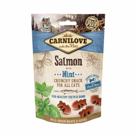 Carnilove Cat Crunchy Snack Salmon With Mint With Fresh Meat 50G