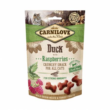 Carnilove Cat Crunchy Snack Duck With Raspberries With Fresh Meat 50G