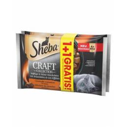 Sheba Craft Collection Soczyste Smaki Bogof 4X85G 1+1 Gratis [389603]