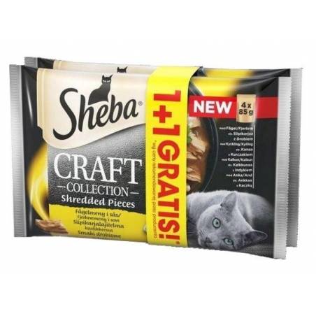 Sheba Craft Collect Smaki Drob Bogof 4X85G 1+1 Gratis [389591]