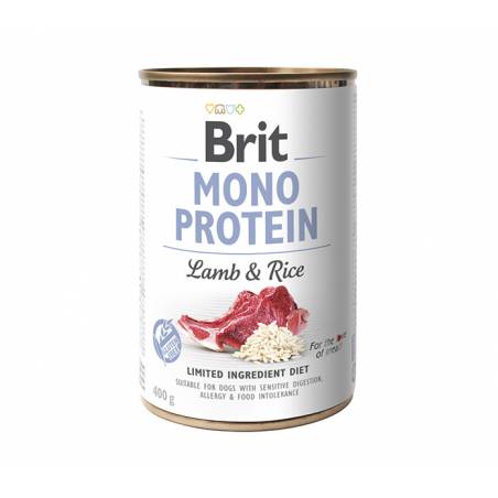 Brit Mono Protein Lamb & Rice Puszka Dla Psa Z Jagnięciną I Ryżem 400G