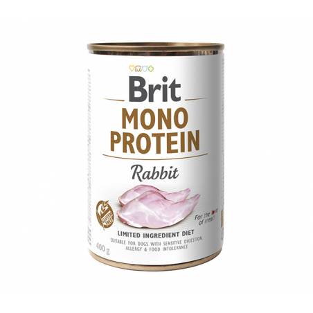 Brit Mono Protein Rabbit Puszka Dla Psa Z Królikiem 400G