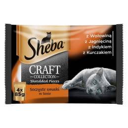 Sheba Saszetki Craft Soczyste Smaki  4*85G [394837]