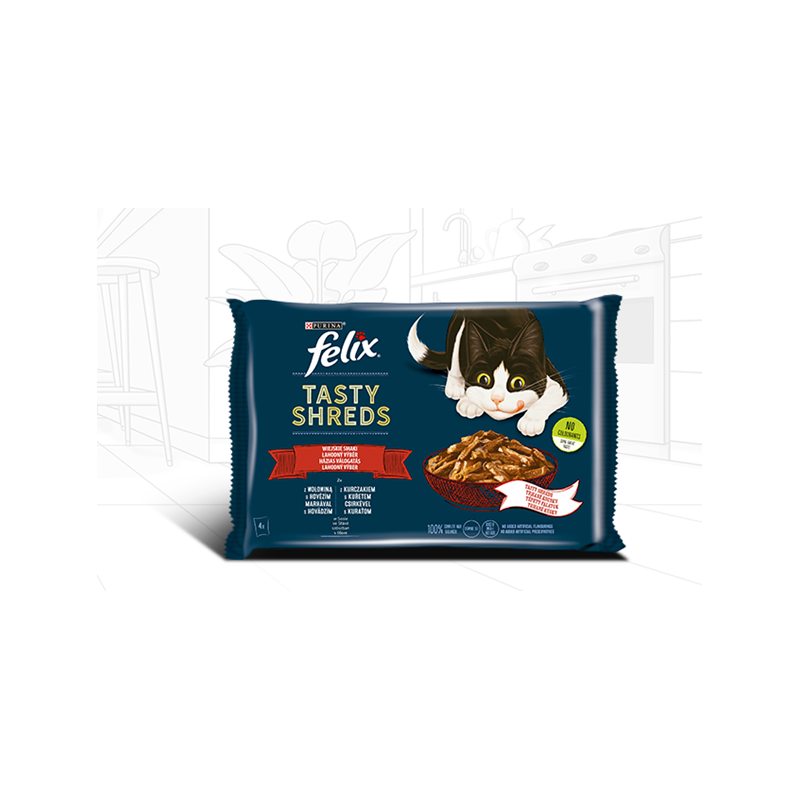 Felix Sensations Sauces Wiejskie Smaki Saszetki Dla Kota W Sosie (4X85G)