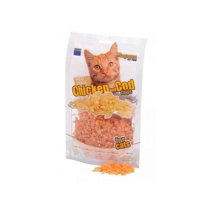 Magnum Chicken And Cod Chips For Cats 70G [16015]