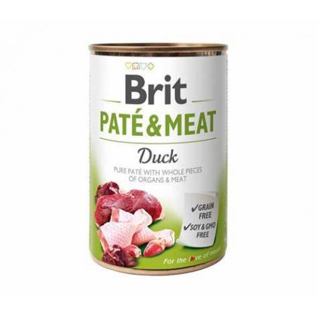 Brit Pate & Meat Duck Puszka Dla Psa Z Kaczką 400G