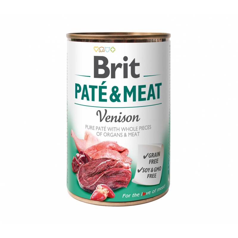 Brit Pate & Meat Venison Puszka Dla Psa Z Dziczyzną 400G