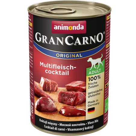 Animonda Grancarno Orginal Adult Puszki Mieszanka Czterech Mięs 400G