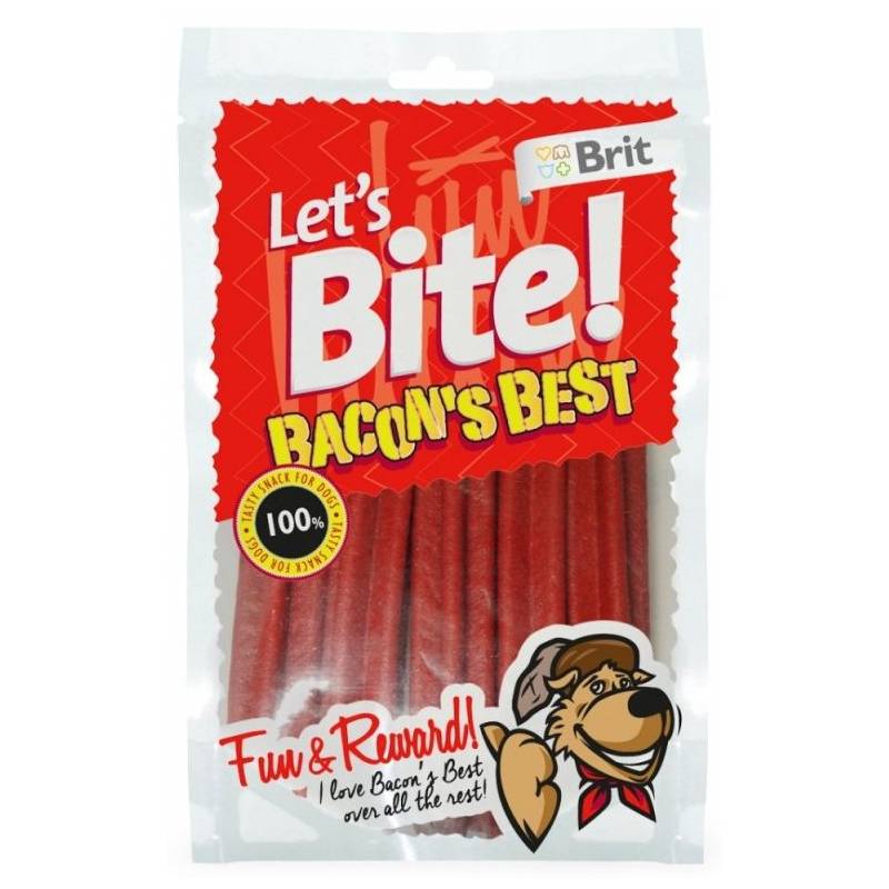 Brit Let's Bite Bacon's Best 105 G