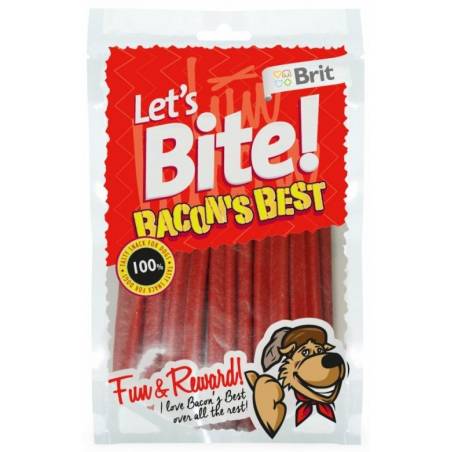 Brit Let's Bite Bacon's Best 105 G