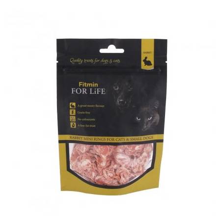 Fitmin Ffl Dog&Cat Treat Rabbit Mini Rings 70G