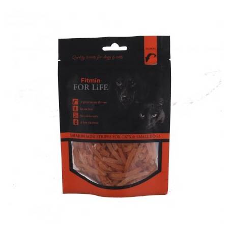 Fitmin Ffl Dog&Cat Treat Salmon Mini Stripes 70G