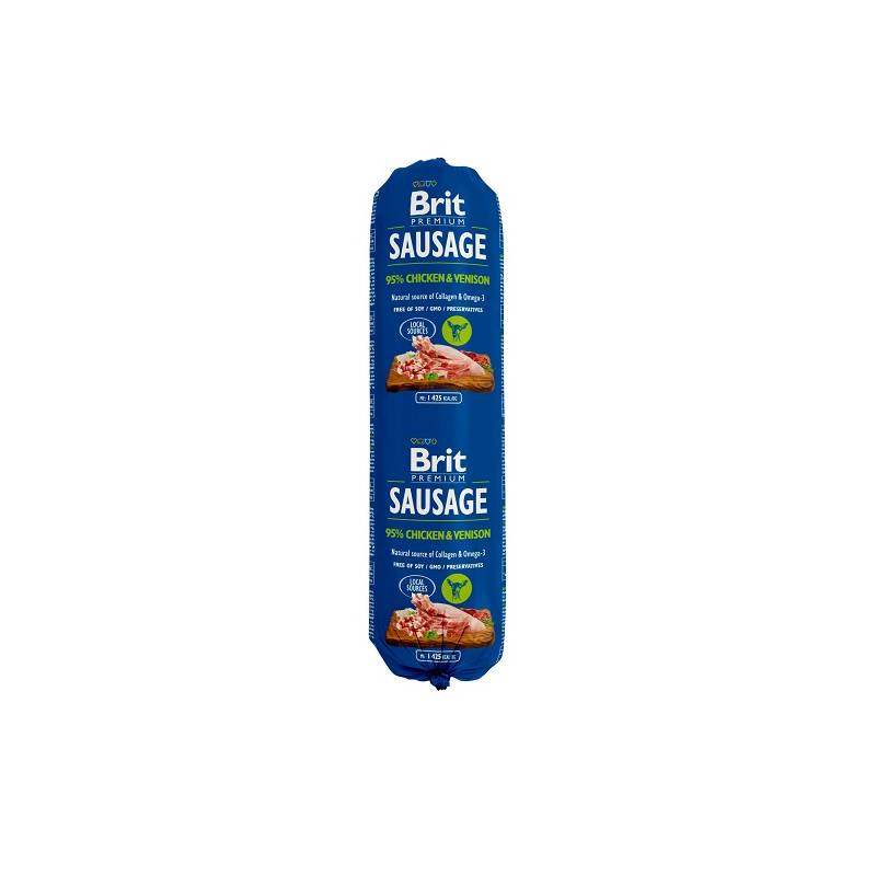 Brit Sausage Chicken & Venison 800 G