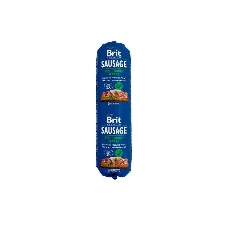 Brit Sausage Turkey & Pea 800 G