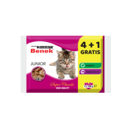 Super Benek Mix Smaków Super Premium - Junior 4+1 Gratis (5X100G)