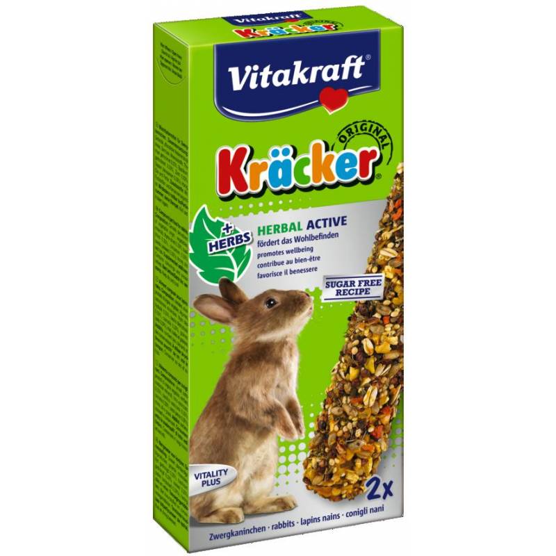 Vitakraft Kracker Kolba Dla Królika, Herbal Active 2Szt