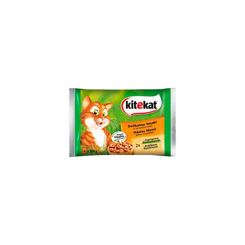 Kitekat Delikatne Smaki Sos 4X100G [252853]