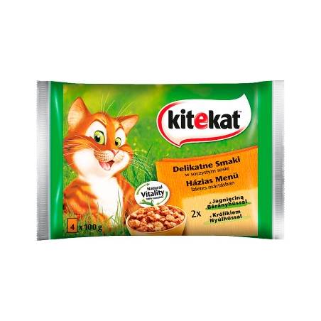 Kitekat Delikatne Smaki Sos 4X100G [252853]