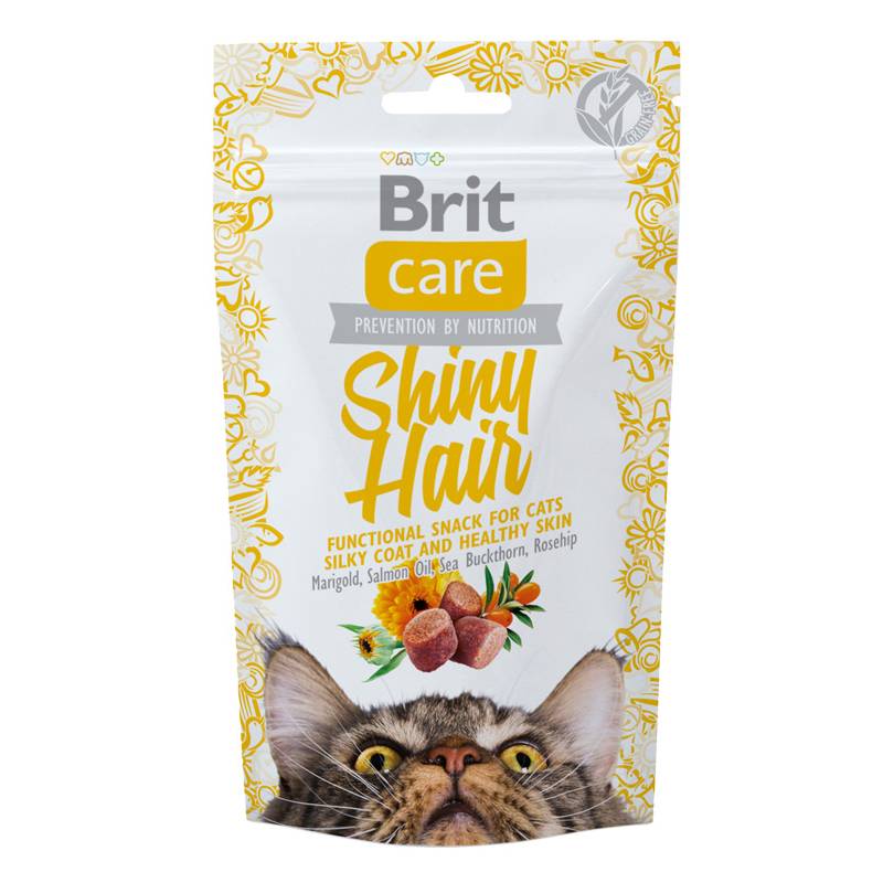 Brit Care Cat Snack Shiny Hair 50G