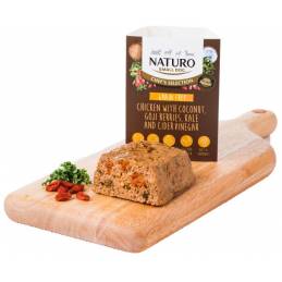 Naturo Chef's Selection Kurczak Z Kokosem, Jagodami Goji, Jarmużem I Octem Jabłkowym 150 G