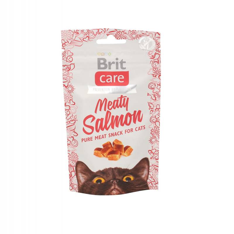 Brit Care Cat Snack Meaty Salmon 50G