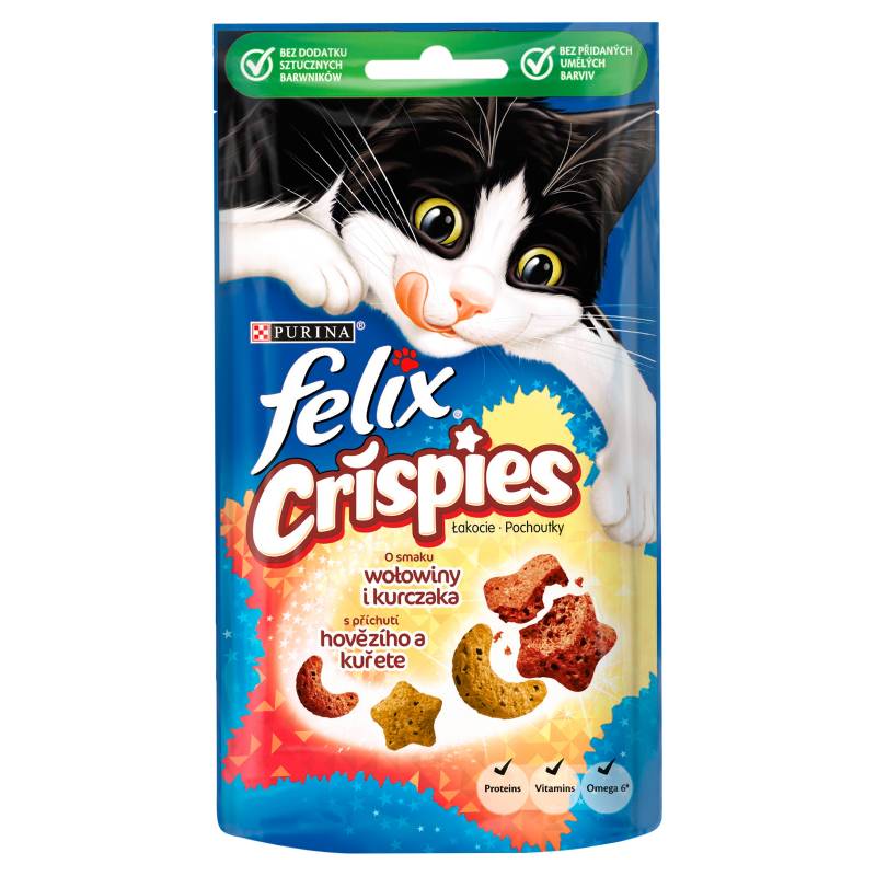 Felix Crispies Wołowina Kurczak 45G