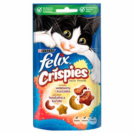 Felix Crispies Wołowina Kurczak 45G