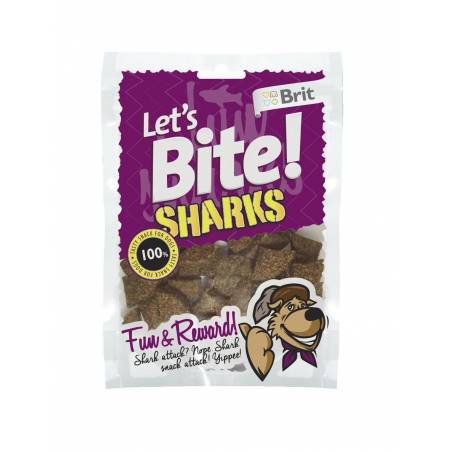 Brit Let's Bite Sharks 150 G