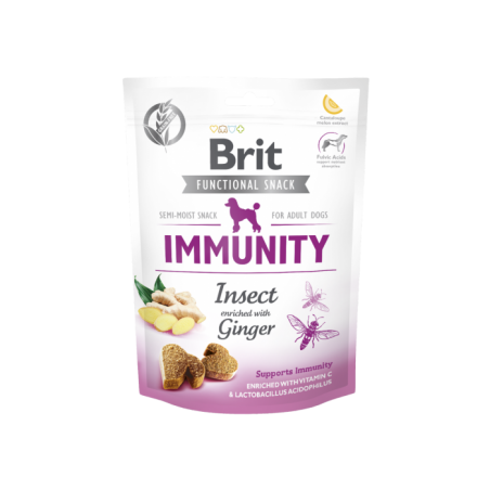 Brit Care Dog Functional Snack Immunity Insect & Ginger 150G