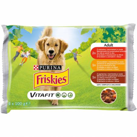 Friskies Adult Mięso (4X100G)