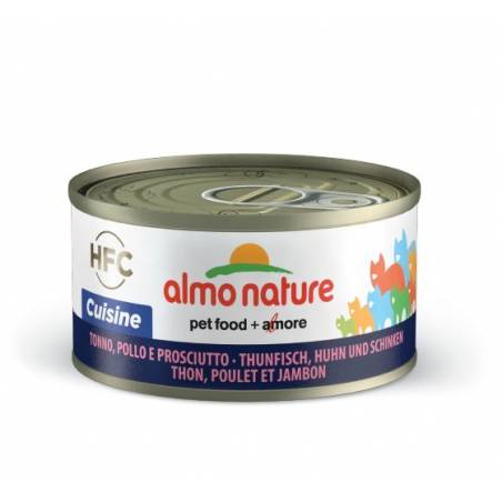 Almo Nature Hfc Cuisine - Tuńczyk, Kurczak I Szynka 70 G