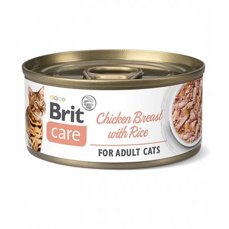 Brit Care Cat Chicken Breast & Rice Puszka Dla Kota Z Piersią Kurczaka I Ryżem 70G