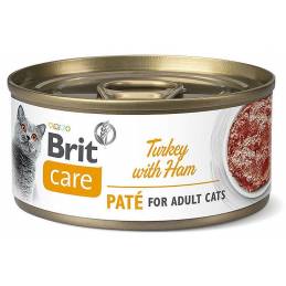 Brit Care Cat Turkey & Ham Puszka Dla Kotów Z Indykiem I Szynką 70G