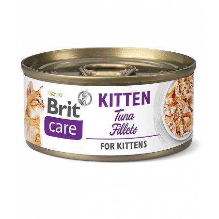 Brit Care Cat Kitten Tuna Fillets Puszka Dla Kociaków Z Tuńczykiem 70G