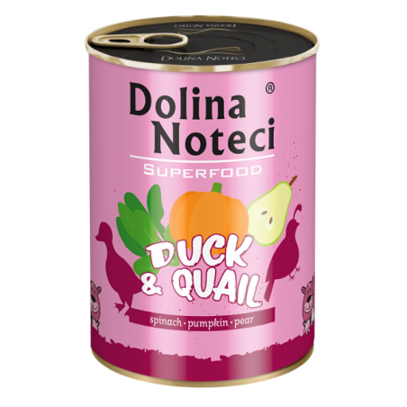 Dolina Noteci Superfood Kaczka Z Przepiórką 400G