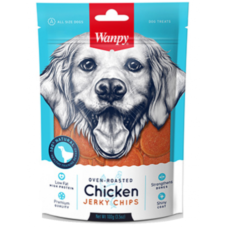 Wanpy Chicken Jerky Chips 100G