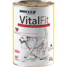 Biofeed Vitalfit Puszka Dla Psów Z Wołowiną 1250G